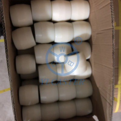 80mm Diameter Durable Nylon Load Wheels With Bearings For Manual Pallet Jacks