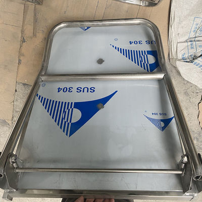 stainless steel platform pushing trolley with 300-500kg Load Capacity