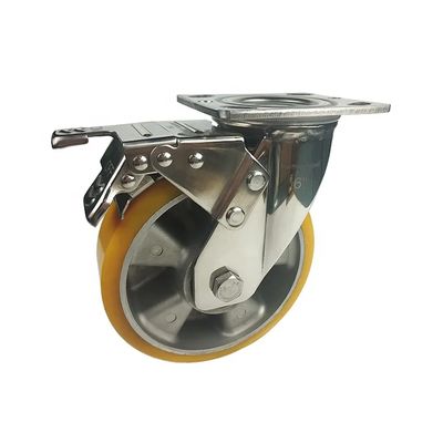 0.25 Inches Plate Thickness Light Duty Casters For Smooth And Quiet Operation