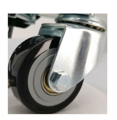 Wholesale lndustrial Caster Swivel Workbench Casters 2.5 Inches Polyurethane Wheel Diameter