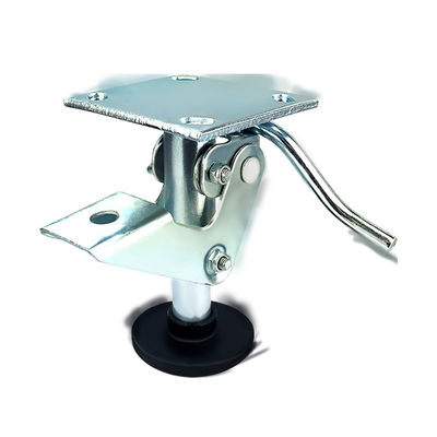300kg High Capacity Green Steel Swivel Adjustable Floor Lock