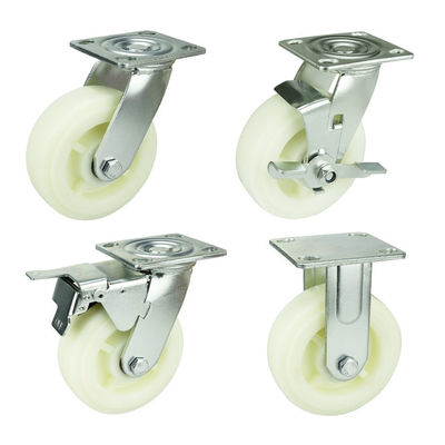 300kg Loading Swivel Caster Wheels Heavy Duty , 6" Heavy Duty Locking Casters
