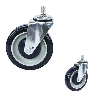 100mm PU Trolley Wheels Heavy Duty