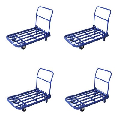 120x66cm 1100lbs Capacity Foldable Platform Trolley With Tube Steel