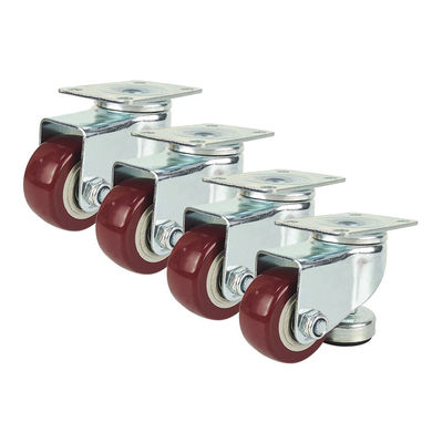 4inch Pvc Industrial Swivel Casters , ISO9001 Industrial Castor Wheels