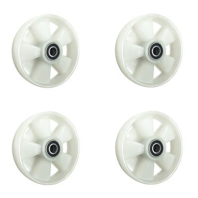 8x2 800kg Loading PP Industrial Casters With Ball Bearing For Pallet Truck