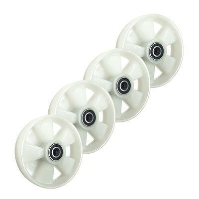 8x2 800kg Loading PP Industrial Casters With Ball Bearing For Pallet Truck