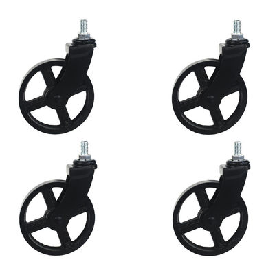 CE Cast Iron 88mm 132lbs Capacity Trolley Wheels Heavy Duty
