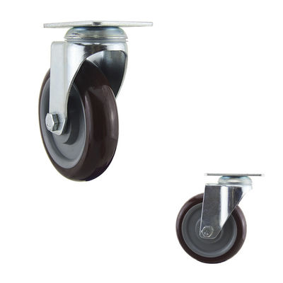 5 Inch Polyurethane Medium Duty Casters 155mm Height