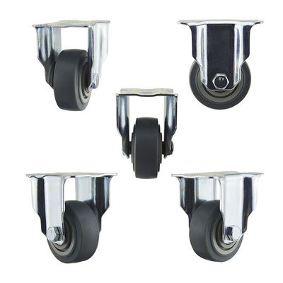 3" Silent Medical Cart 80kg Capacity Medium Duty Casters