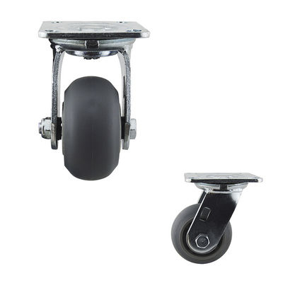 TPR 4x2 Inch Arc Tread Top Plate Swivel Heavy Duty Casters