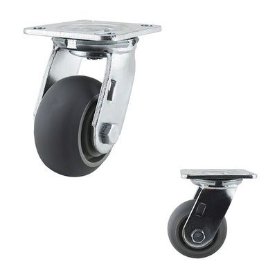 TPR 4x2 Inch Arc Tread Top Plate Swivel Heavy Duty Casters