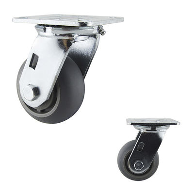 TPR 4x2 Inch Arc Tread Top Plate Swivel Heavy Duty Casters