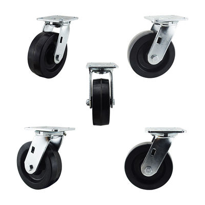 880LBS Capacity Heat Resistant Rotating 6" Drying Rack Trolley Casters