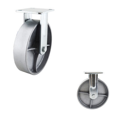 200mm Diameter 300kg Load Capacity Cast Iron Metal Trolley Wheels