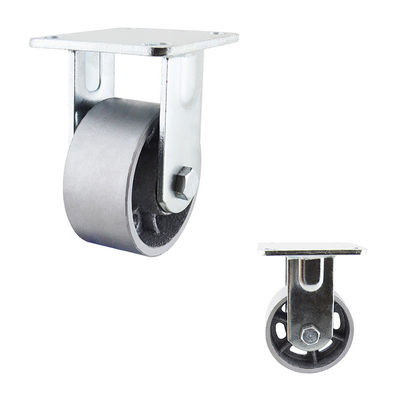 100x50mm 440LBS Capacity Cast Iron Hollow Core Rigid Furniture Casters Wheels