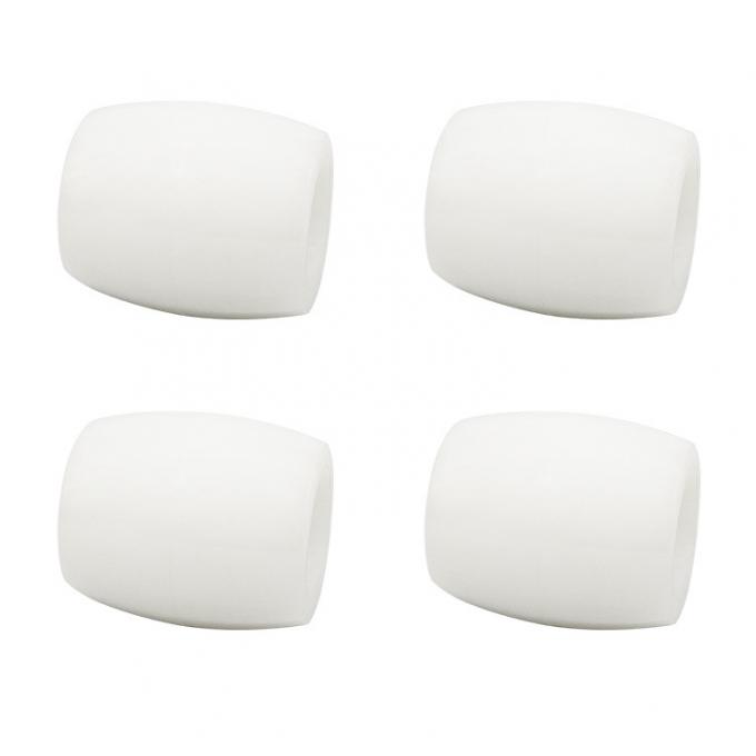 80x70mm White Nylon Wheels 600kg Loading Pallet Jack Loaded Wheels Ball Bearing 0