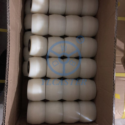 80mm Diameter Durable Nylon Load Wheels With Bearings For Manual Pallet Jacks