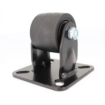 China Low Height Rigid Plate Nylon Casters 2 Inch Heavy Duty Low Profile Solid Wheels