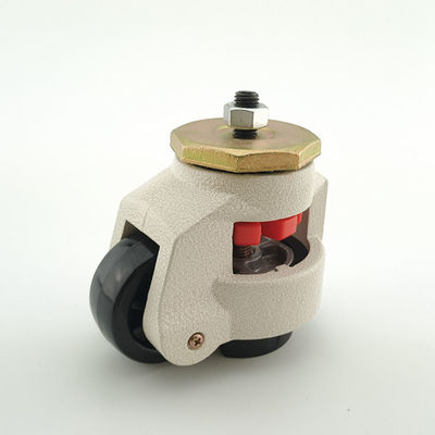 China 100-500KG Threaded Stem Adjustable Leveling Casters Machine Wheels