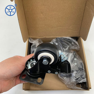 China Plastic Core Steel Housing Light Duty Casters For Industrial