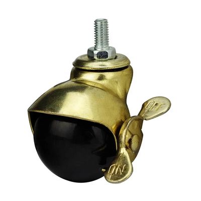 China Zinc Plated Finish Furniture Casters For Smooth And Quiet Movement