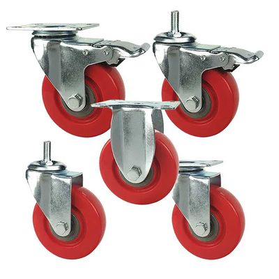 China 1-4 Inches Tread Width Industrial Wheels For Temperature Range Up To 300°F