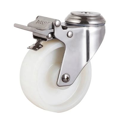 China Gray Wheel 3-1/2 Inch Top Plate Swivel Medium Duty Casters For 0-180°F Temperature