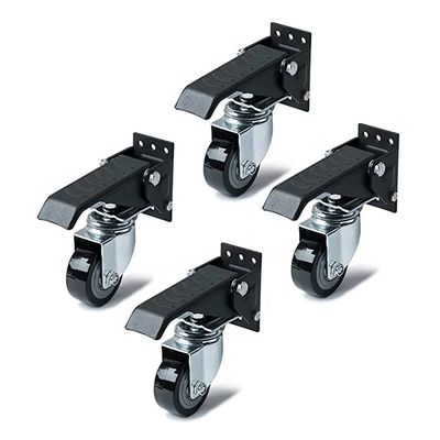 China Black Plate Casters 2.5 Inches Diameter For Heavy Duty