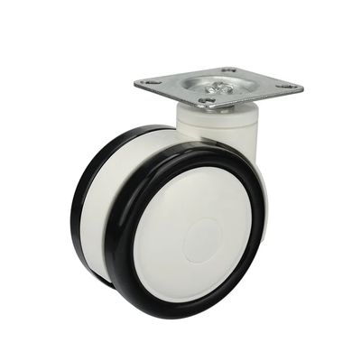 China 4 Inch Wheel Size Nylon Medical Casters For Polypropylene With Bracket Material