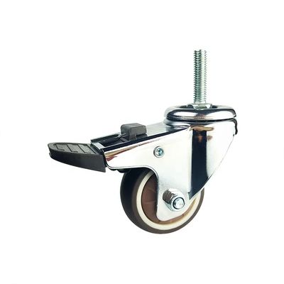 China 275lbs Loaded Capacity Plate Casters For Commercial