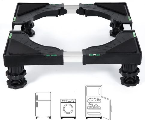 China YlCaster Adjustable Universal Black Mobile Base Fridge Stand with 4 Strong Feet