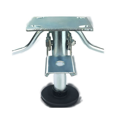 China 300kg High Capacity Green Steel Swivel Adjustable Floor Lock