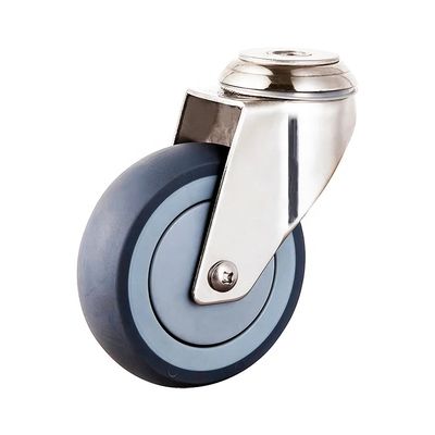 China 4.5 Inch Heavy Duty Stainless Steel Bouble Ballrace Casters