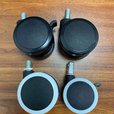 China Smooth Rotation PU Iron Hollow Core Caster Wheel for Heavy Duty Applications