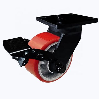 Top Plate Type Stainless Steel Casters for Heavy Loads 500 Lbs Load Capacity Mounting Size 75*32Inches