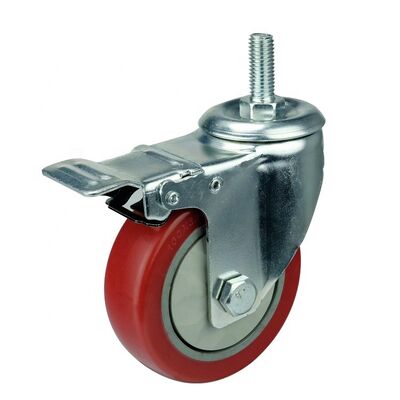 China 1000 Lbs Load Capacity 3 Ton Heavy Duty PU Caster Wheel Smooth Tread Designed for Heavy Industrial and Equipment Mobility