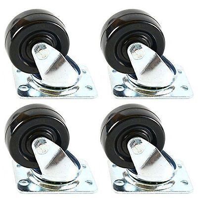 Load Capacity 90 KG Heavy Duty Rubber Caster Wheel 8 Inch Black Blue Green Performance Heavy Load Transport Wheel