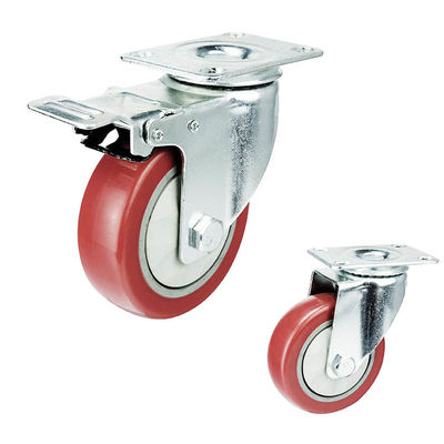 China 70kg Loading 4 Inch ISO9001 Pvc Ball Bearing Swivel Casters