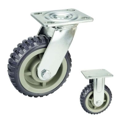 China 150mm 280kg Loading Heavy Duty Casters With Brake