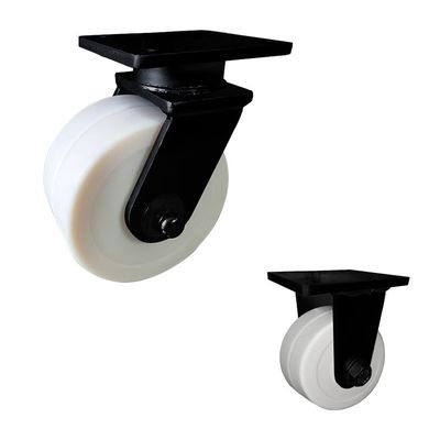 buy White 8 Inch MC Nylon Super Heavy Duty Casters ISO9001 online manufacturer