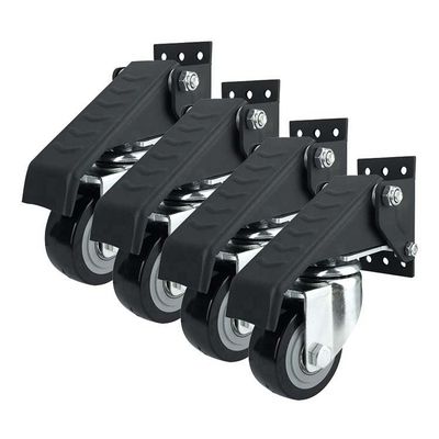 China 2.5 Inch Heavy Duty Retractable Workbench Casters 200kg Loading