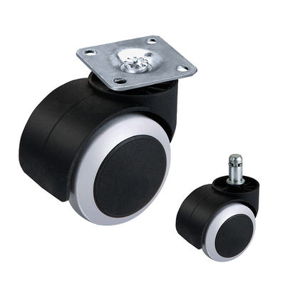 China 2 Inch 35kg Loading Heavy Duty Furniture Casters With Twin Wheel
