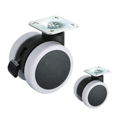 China 88lbs Loading 2.5inch Heavy Duty Office Chair Wheels Polyurethane
