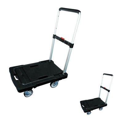 China Folding Platform Trolley 150kg , 653x415mm Portable Platform Trolley
