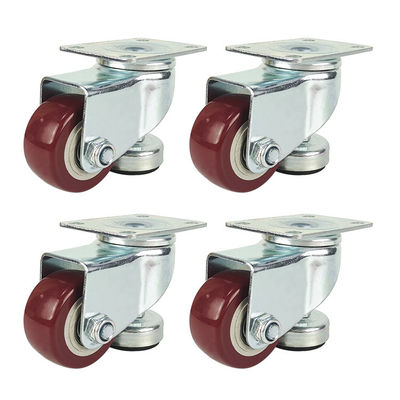 4inch Pvc Industrial Swivel Casters , ISO9001 Industrial Castor Wheels