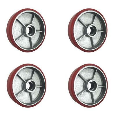 200x50mm 2200lbs Loading Polyurethane Casters For Pallet Truck