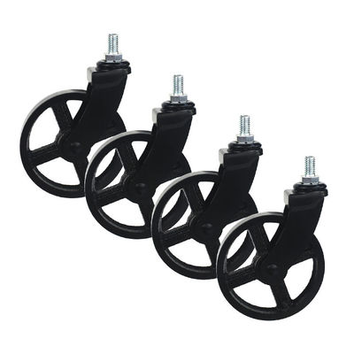 CE Cast Iron 88mm 132lbs Capacity Trolley Wheels Heavy Duty