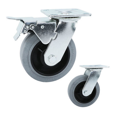 China 8inch 704lbs Loading Heavy Duty Conductive Casters For Trolleys