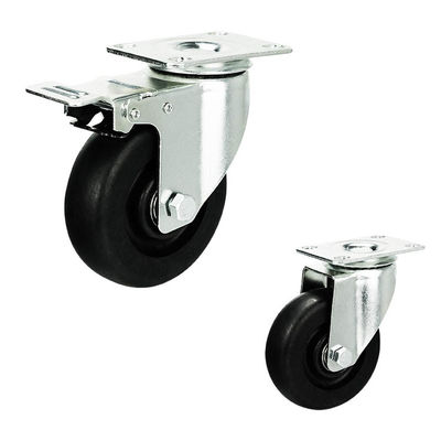 China 125mm 100kg Loading Phenolic Caster Wheels Heat Resistant